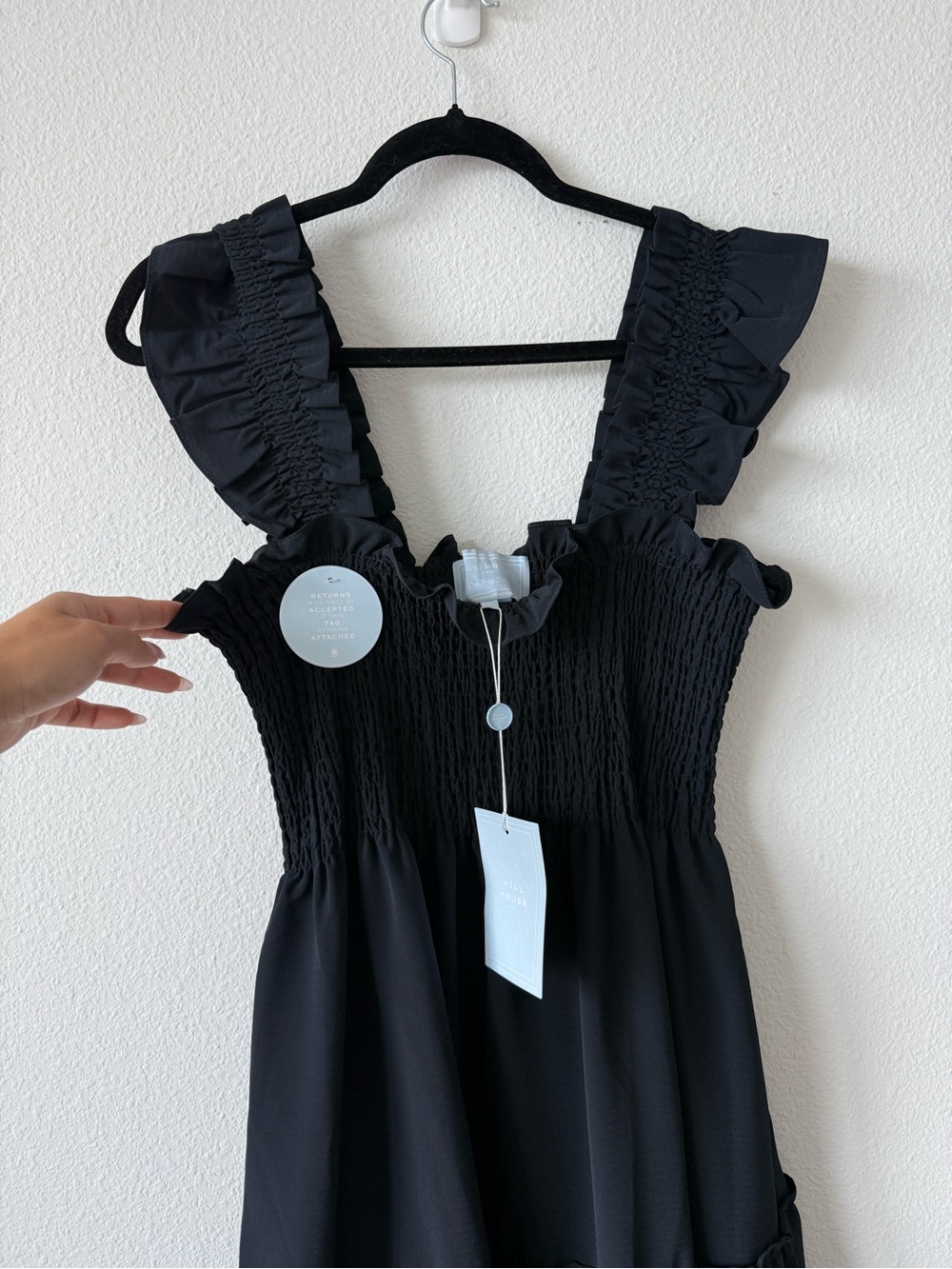 NWT Hill House
The Ellie Nap Dress - Black Crepe - Picture 8 of 10
